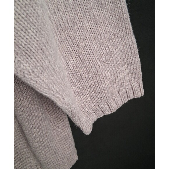 Women’s Van Heusen Cable Knit Crew Neck Sweater Lavender Large - Picture 9 of 12